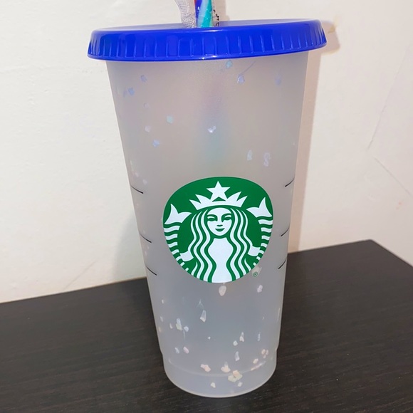STARBUCKS Reusable Confetti Cup With Rainbow Straw - Picture 3 of 4